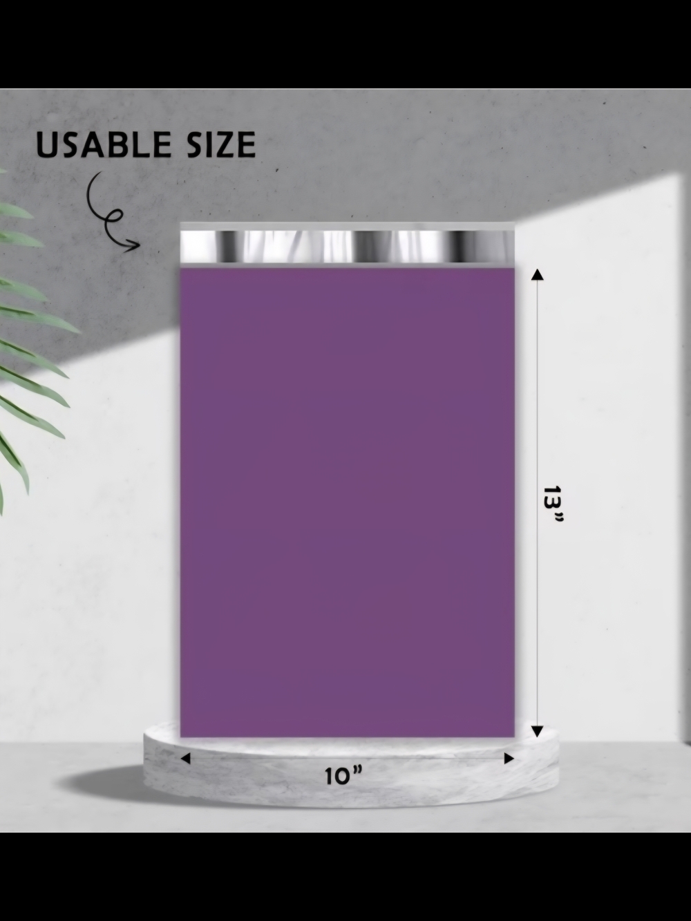 40 Purple Flat Poly Mailers 20 6x9 + 20 10x13 Self Seal Shipping Bags New - Picture 2 of 6